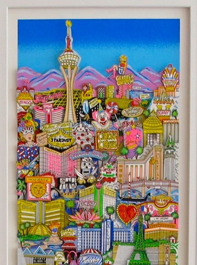 Charles Fazzino アート作品 27/300（ART-LOFT | 3-D Pop Art  